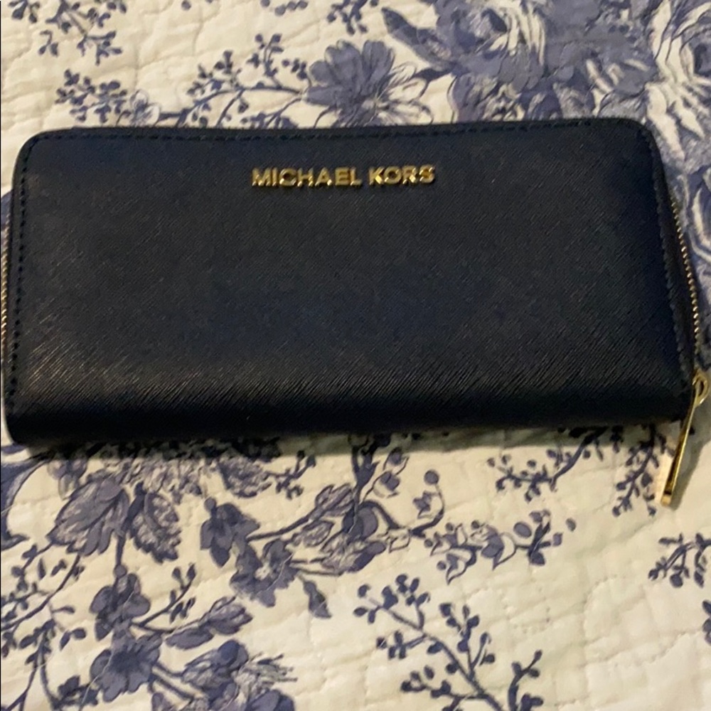 Navy blue  Michael Kors wallet